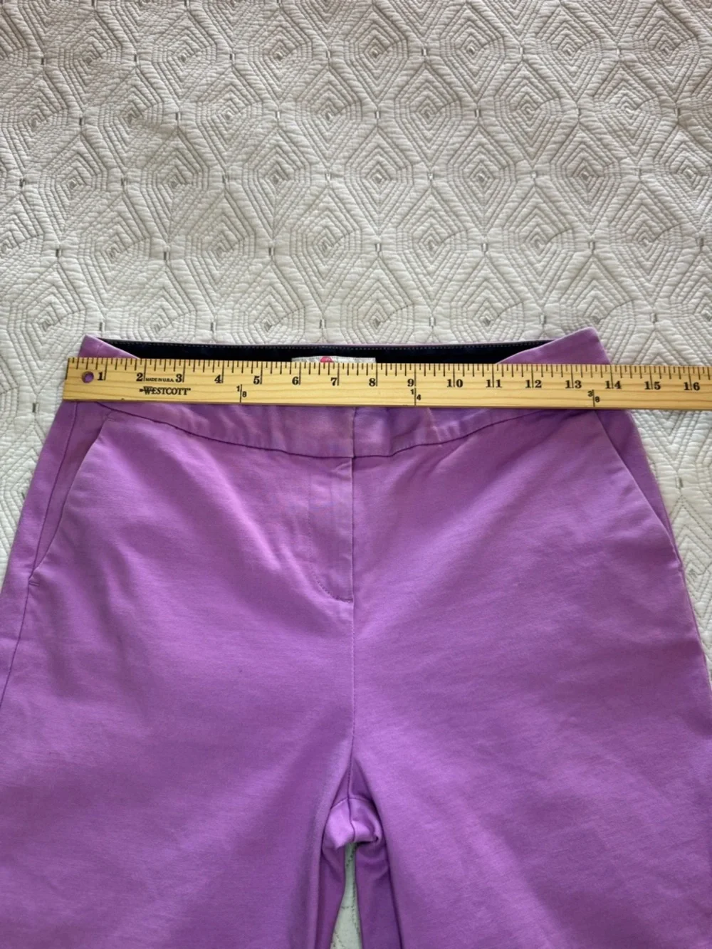 Boden Richmond Lavender Purple Lilac Ankle Pants Women's 6R Slim Tailored - Picture 11 of 16